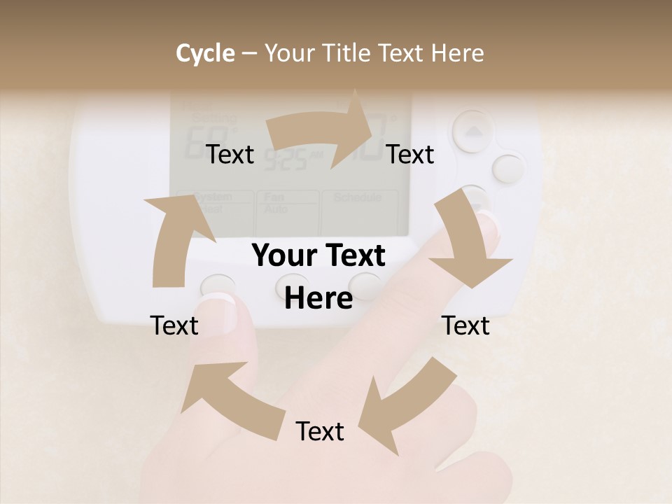 Save Indoors Appliance PowerPoint Template
