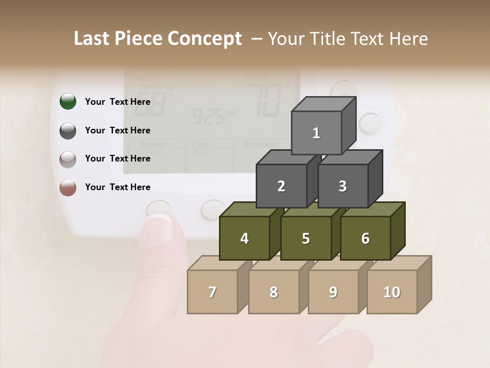 Save Indoors Appliance PowerPoint Template