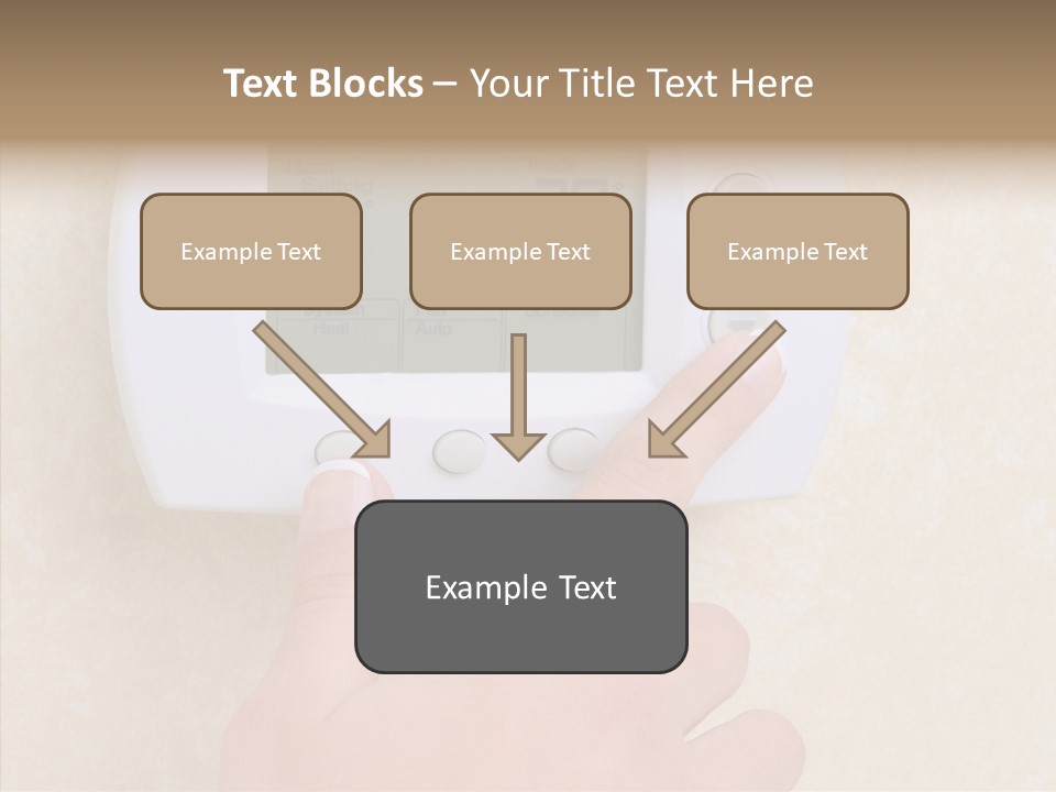 Save Indoors Appliance PowerPoint Template