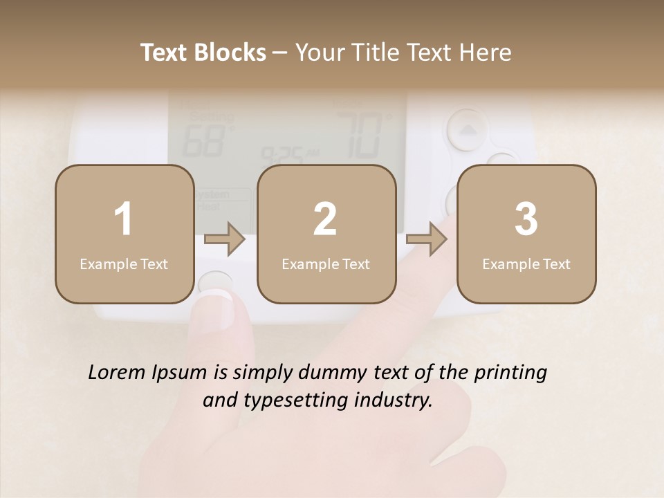 Save Indoors Appliance PowerPoint Template
