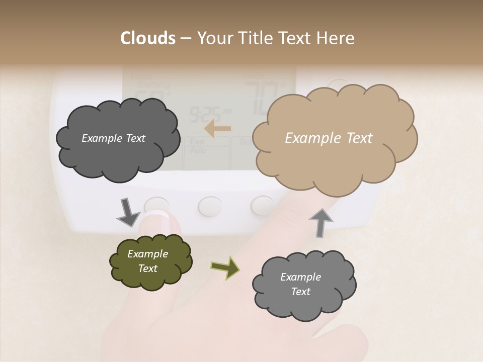 Save Indoors Appliance PowerPoint Template
