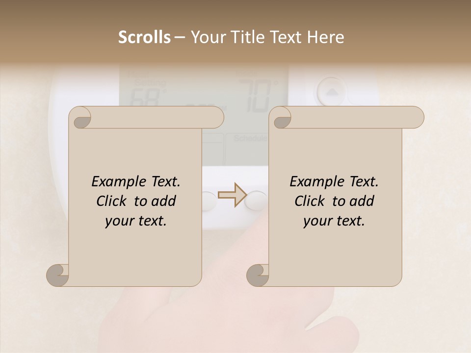 Save Indoors Appliance PowerPoint Template