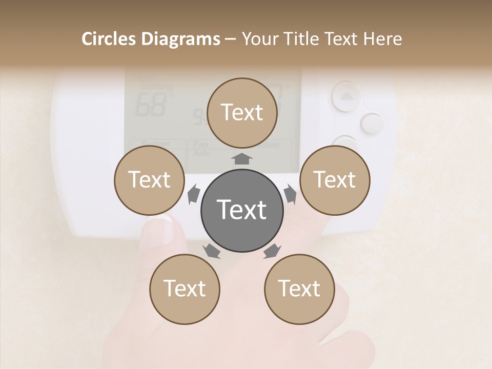 Save Indoors Appliance PowerPoint Template