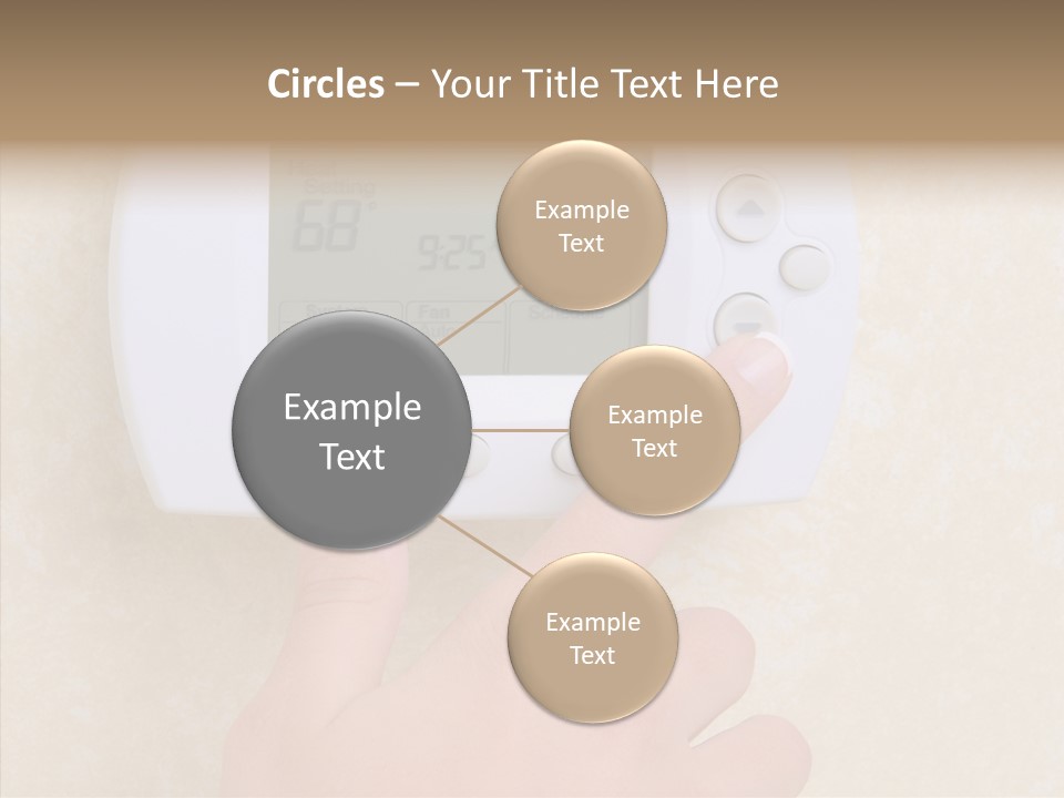 Save Indoors Appliance PowerPoint Template