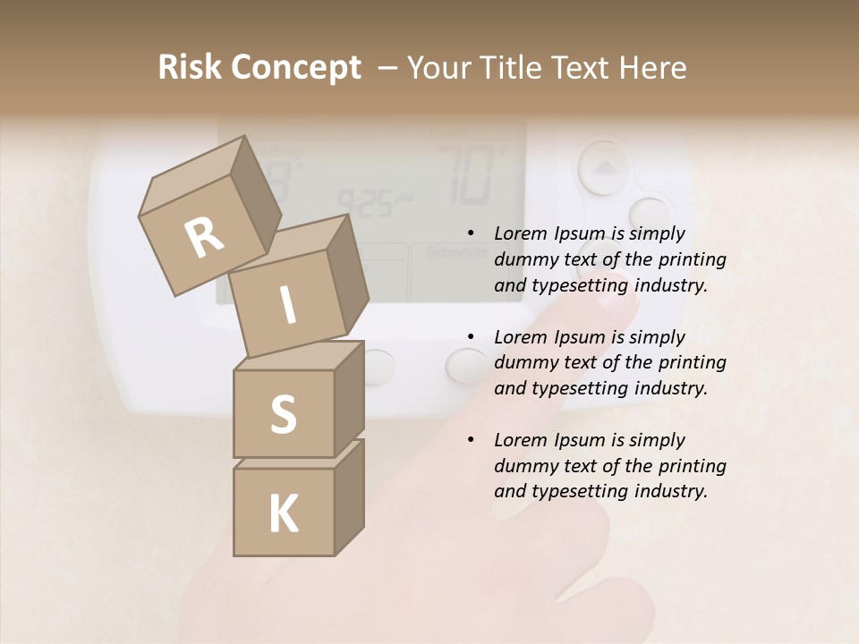 Save Indoors Appliance PowerPoint Template