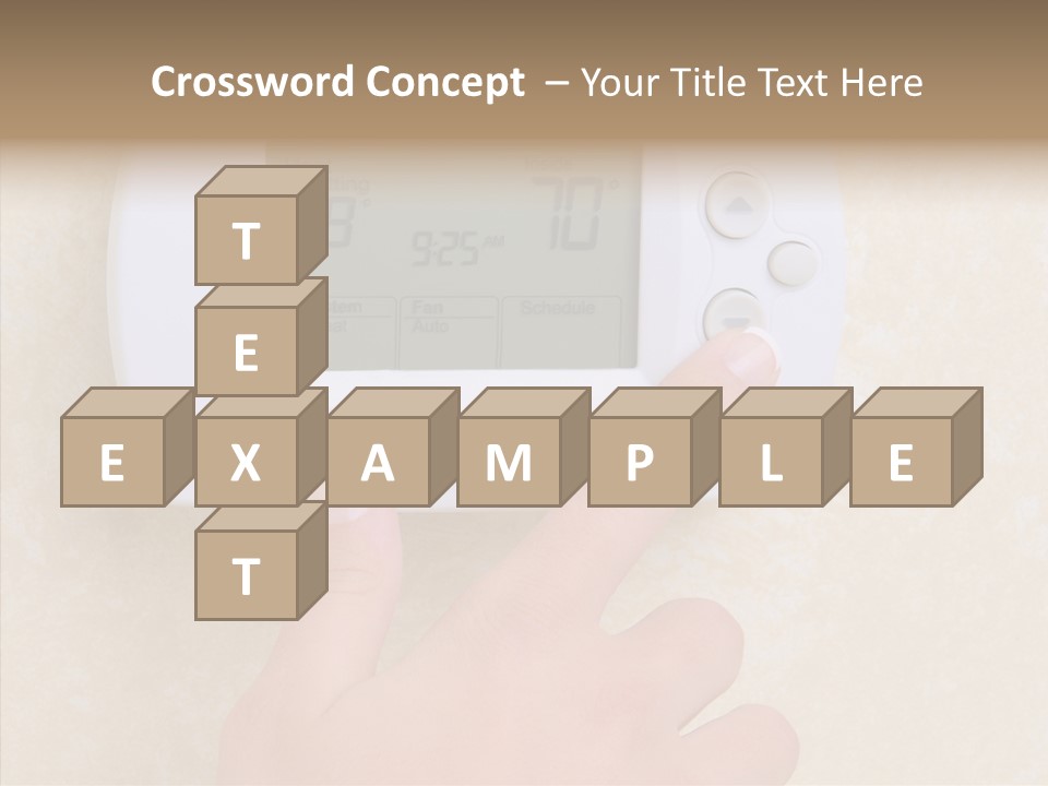 Save Indoors Appliance PowerPoint Template