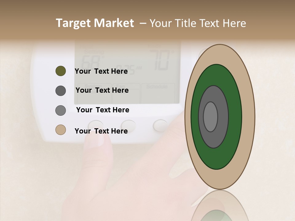 Save Indoors Appliance PowerPoint Template