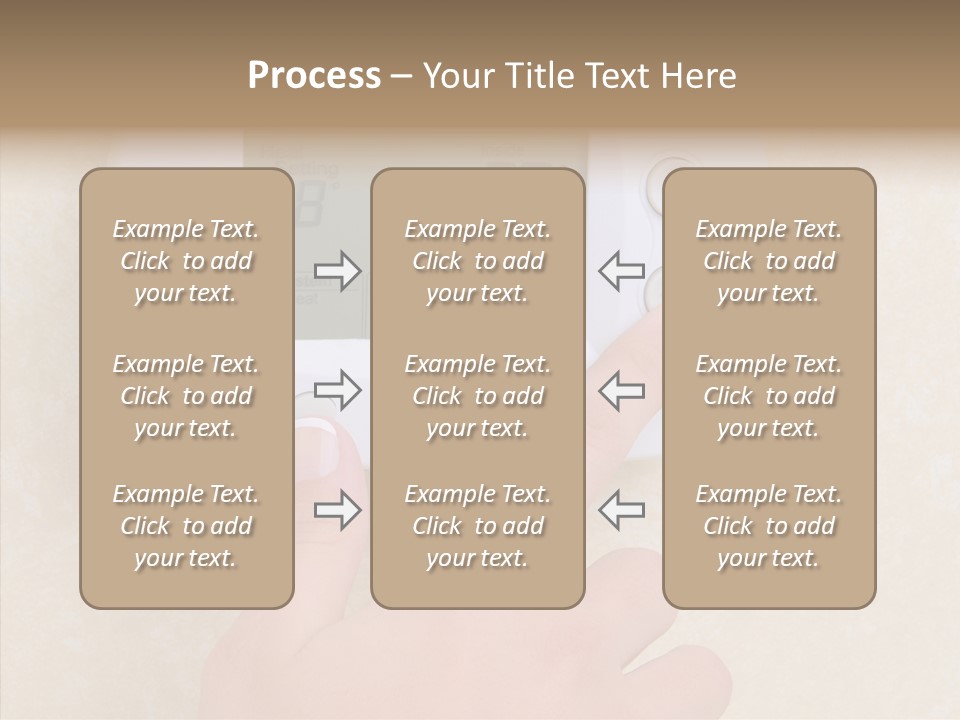 Save Indoors Appliance PowerPoint Template