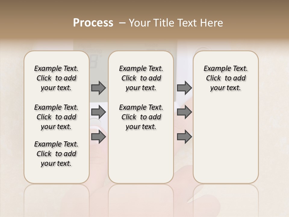 Save Indoors Appliance PowerPoint Template