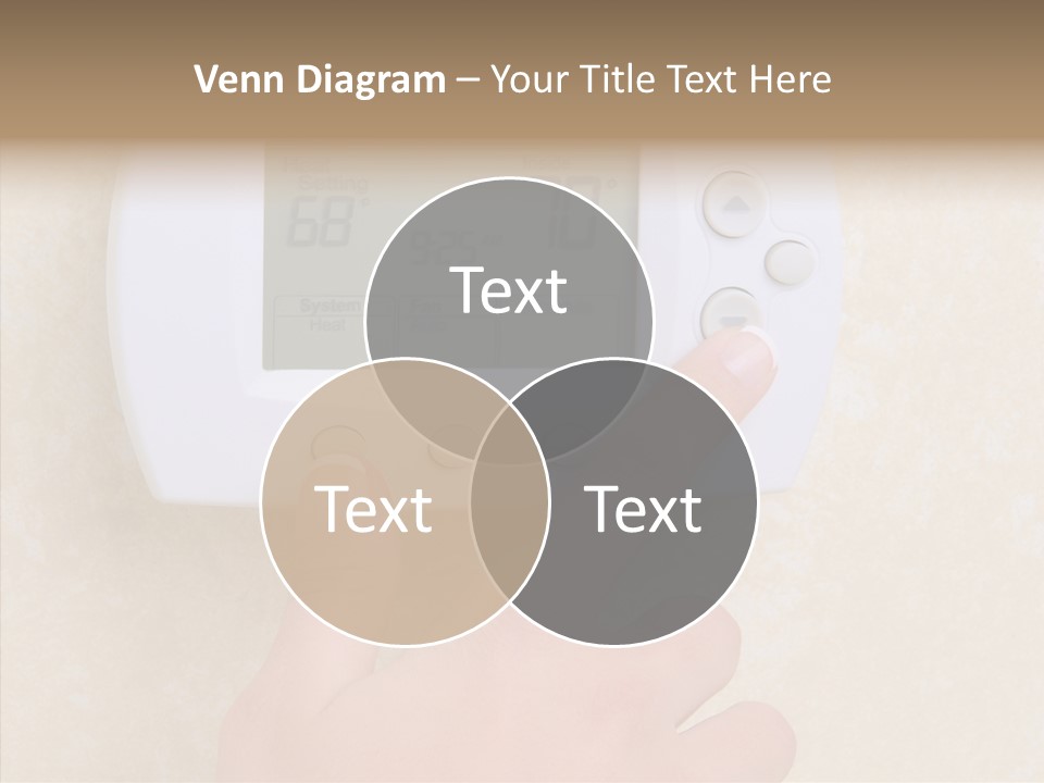 Save Indoors Appliance PowerPoint Template
