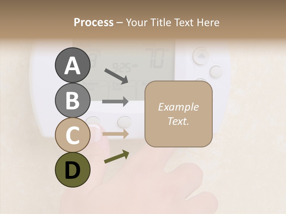 Save Indoors Appliance PowerPoint Template