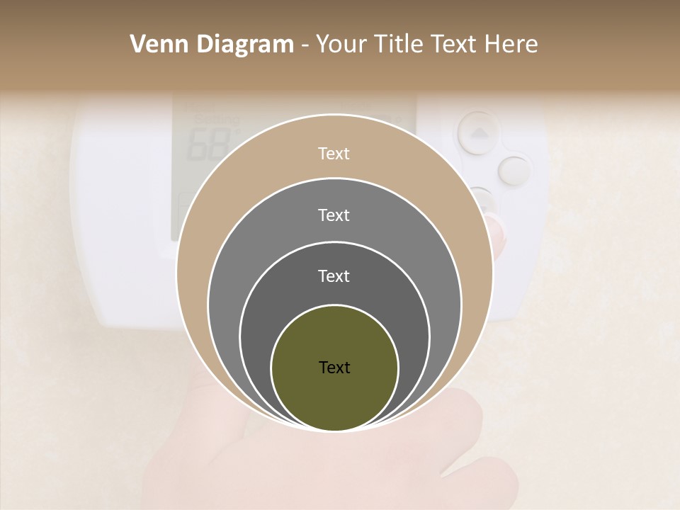 Save Indoors Appliance PowerPoint Template