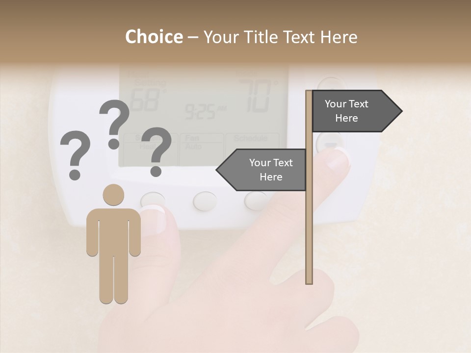 Save Indoors Appliance PowerPoint Template