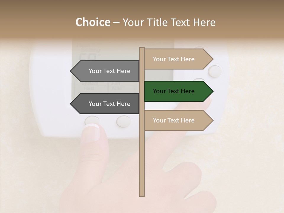 Save Indoors Appliance PowerPoint Template