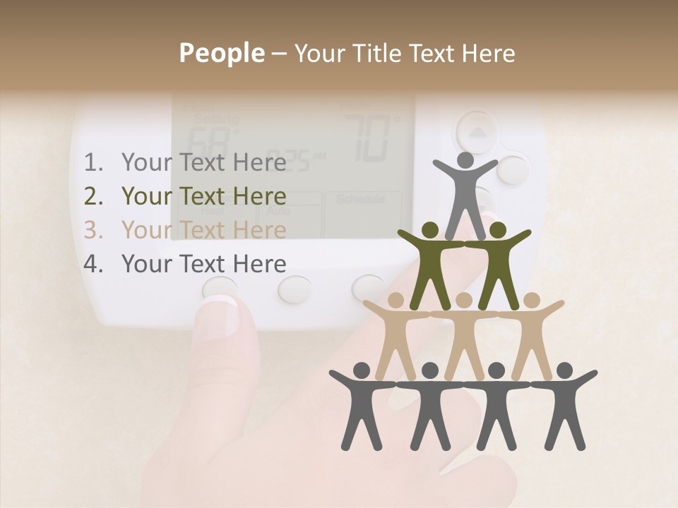 Save Indoors Appliance PowerPoint Template