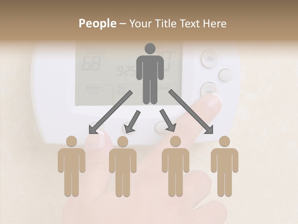 Save Indoors Appliance PowerPoint Template