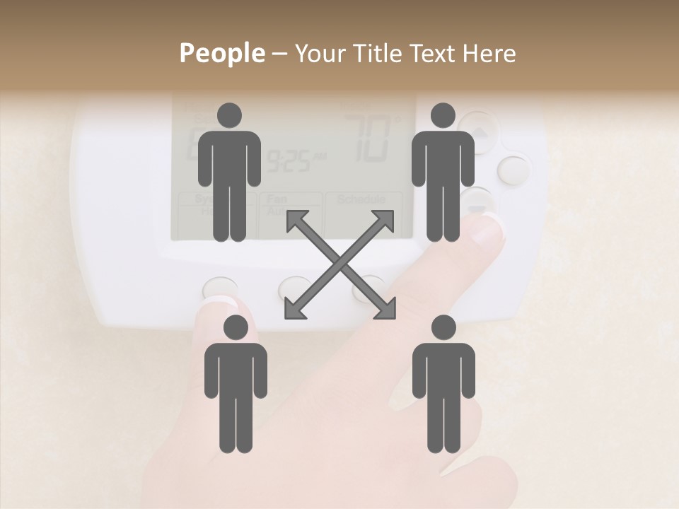 Save Indoors Appliance PowerPoint Template