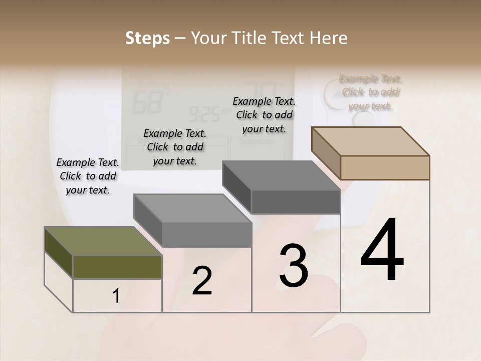 Save Indoors Appliance PowerPoint Template