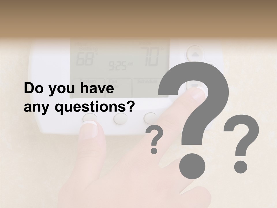 Save Indoors Appliance PowerPoint Template