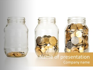 Isolated Wealth Interest PowerPoint Template