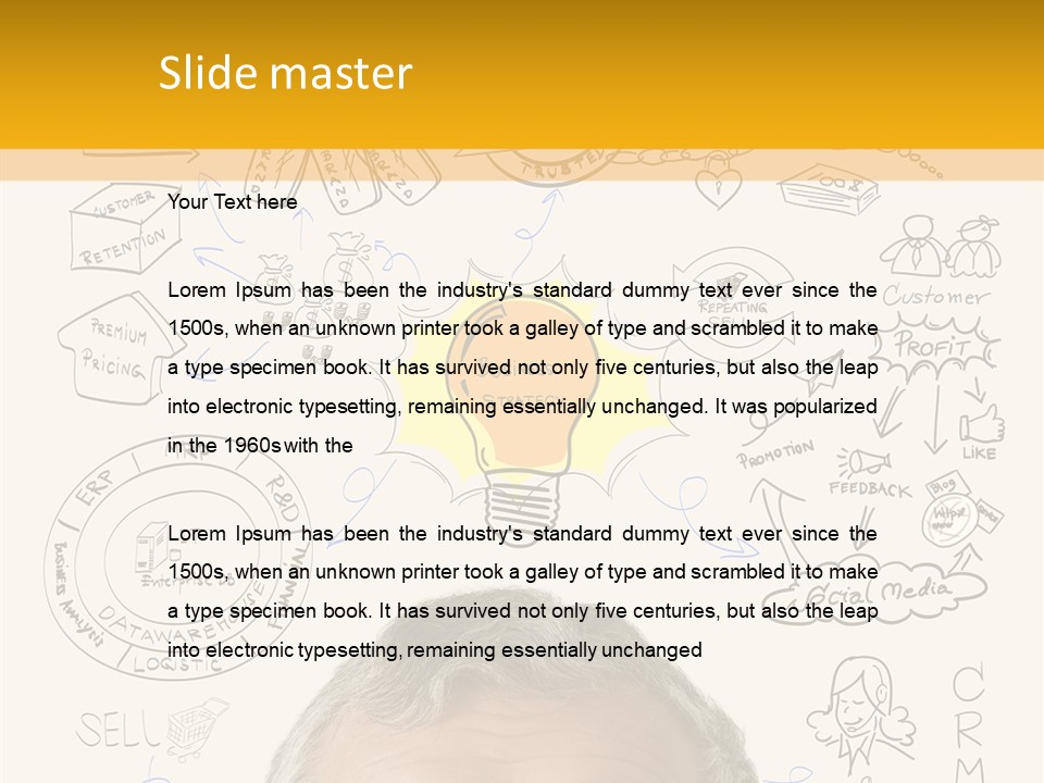 Success Data Business Strategy PowerPoint Template