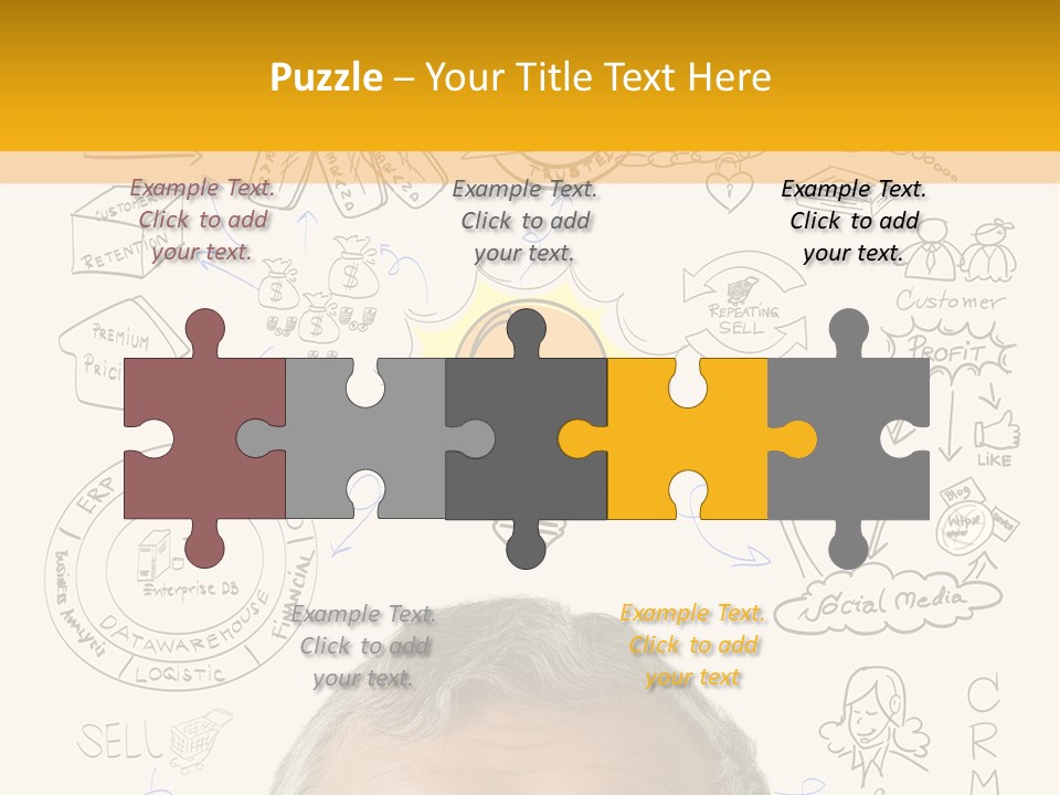 Success Data Business Strategy PowerPoint Template