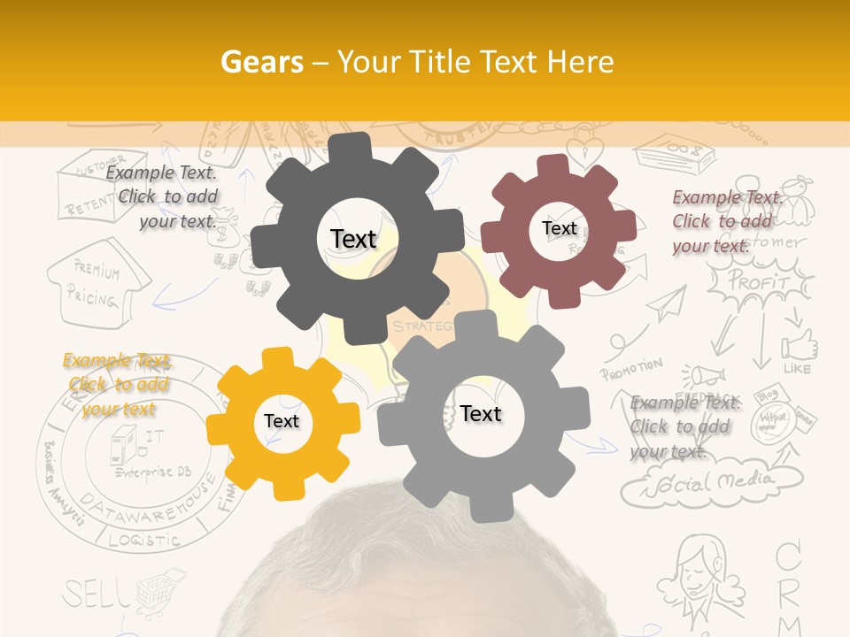 Success Data Business Strategy PowerPoint Template