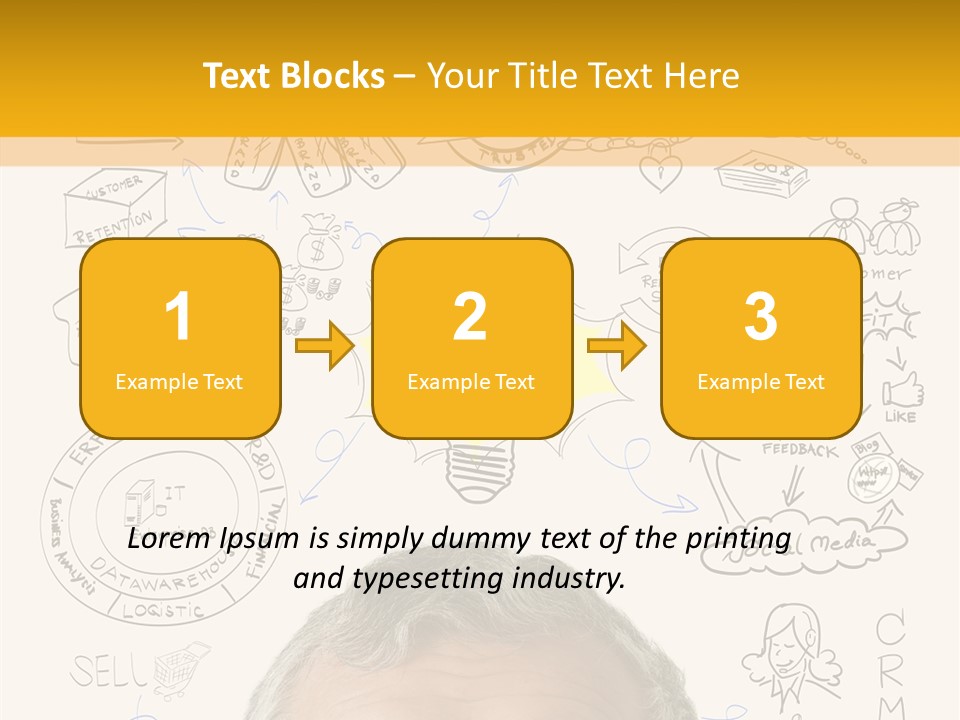 Success Data Business Strategy PowerPoint Template