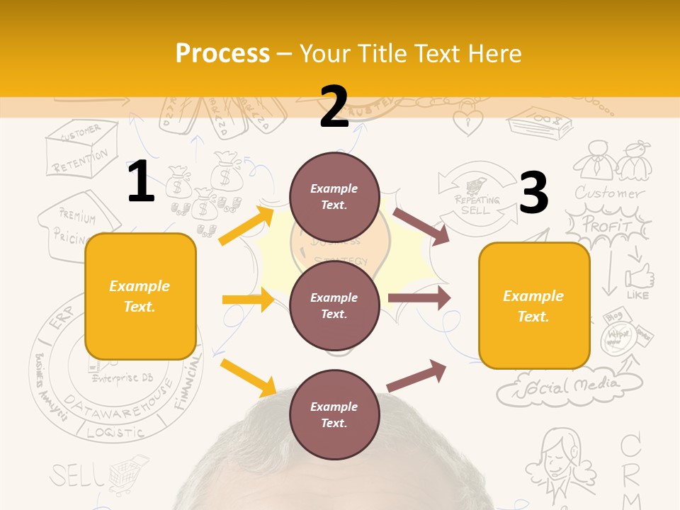 Success Data Business Strategy PowerPoint Template