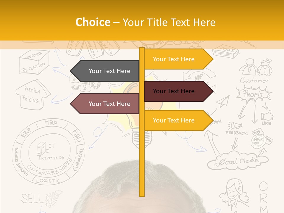 Success Data Business Strategy PowerPoint Template