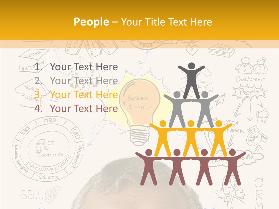 Success Data Business Strategy PowerPoint Template