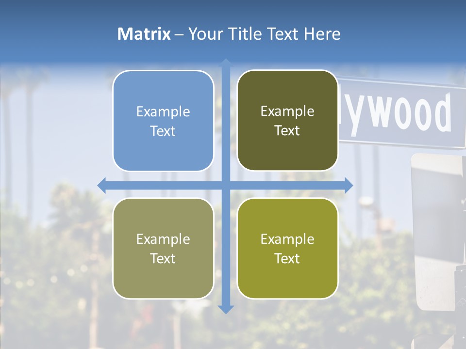 Light Traffic Stars PowerPoint Template