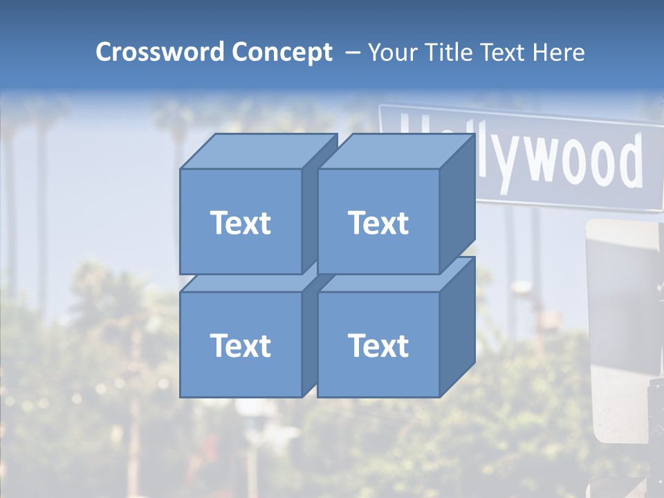 Light Traffic Stars PowerPoint Template