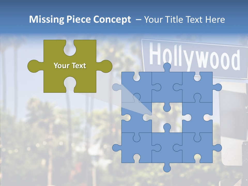 Light Traffic Stars PowerPoint Template