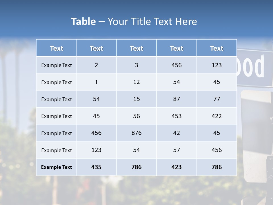 Light Traffic Stars PowerPoint Template