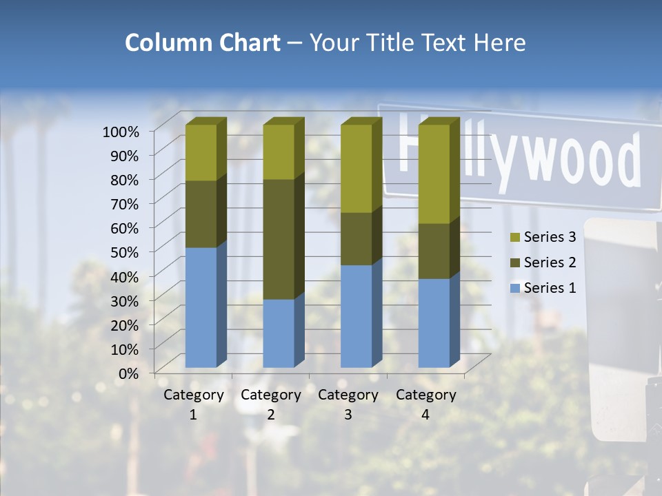 Light Traffic Stars PowerPoint Template