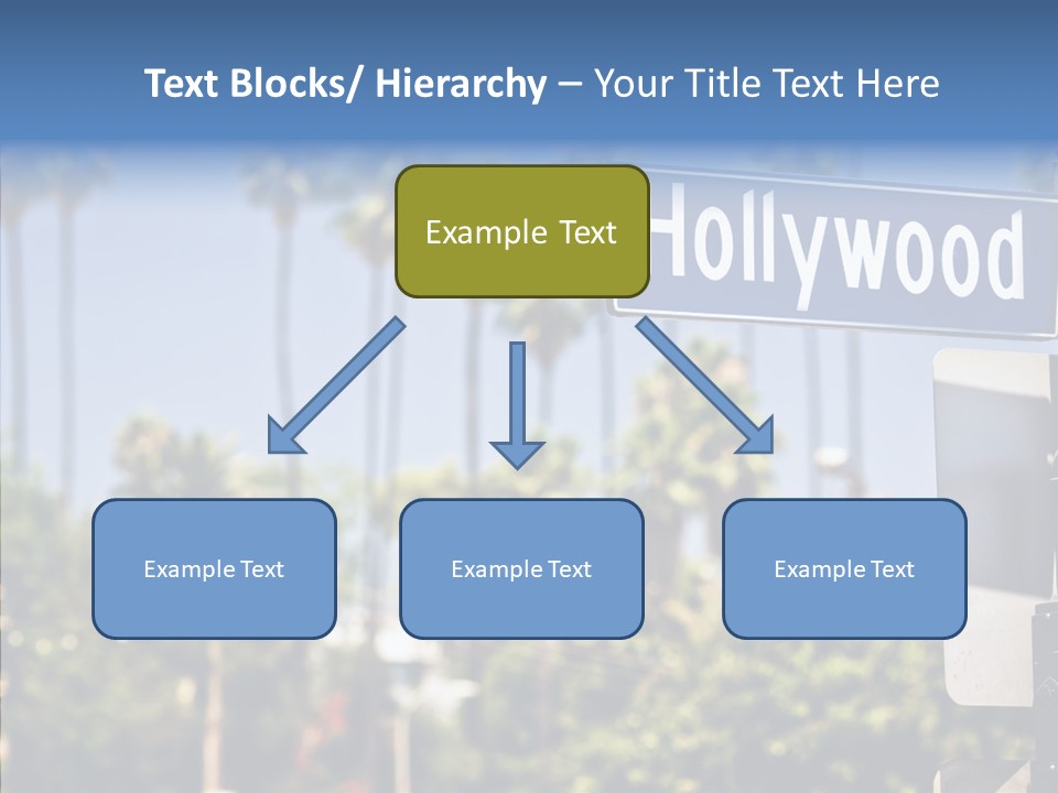 Light Traffic Stars PowerPoint Template