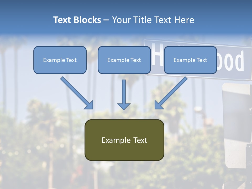 Light Traffic Stars PowerPoint Template