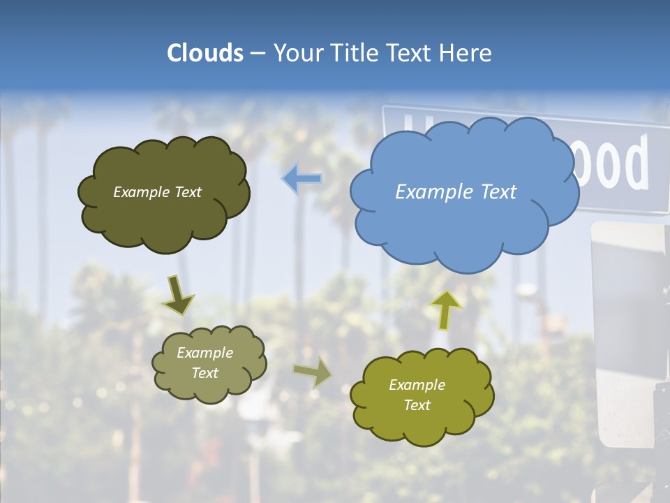 Light Traffic Stars PowerPoint Template