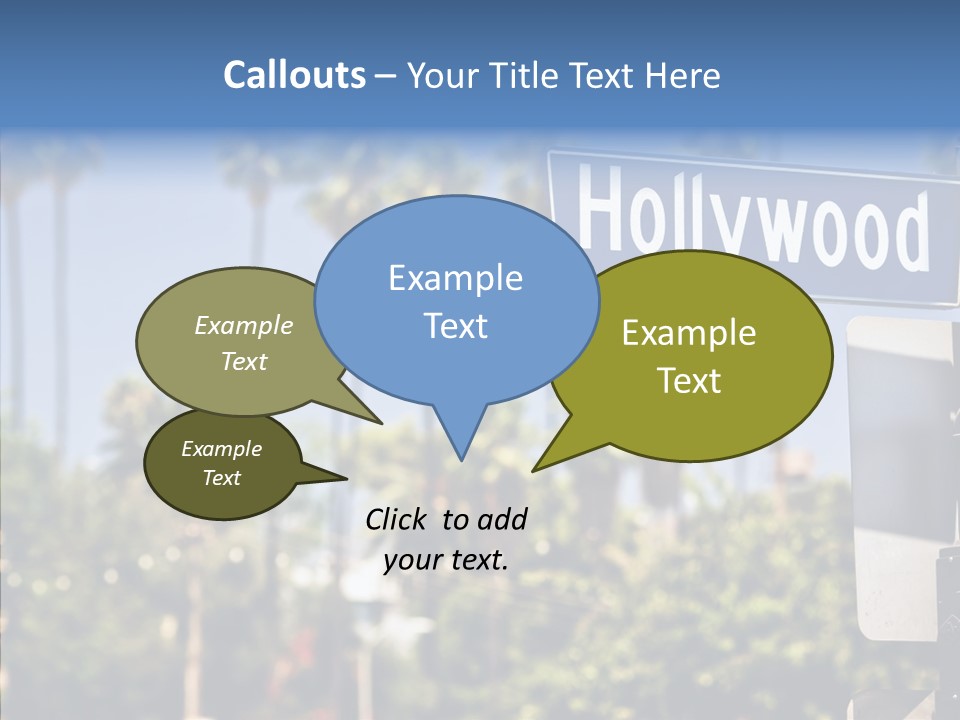 Light Traffic Stars PowerPoint Template