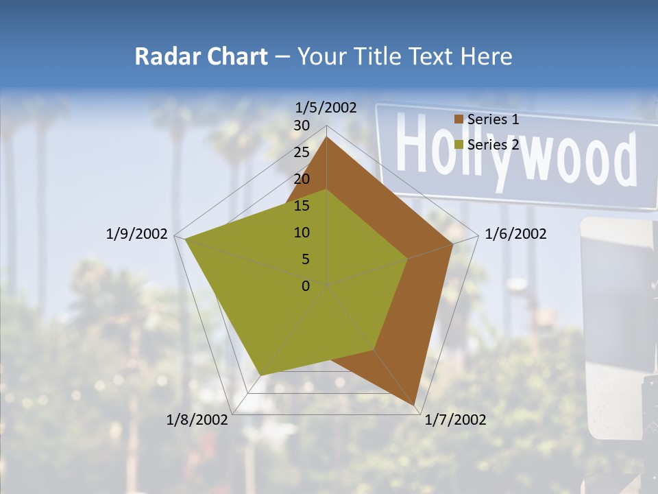 Light Traffic Stars PowerPoint Template