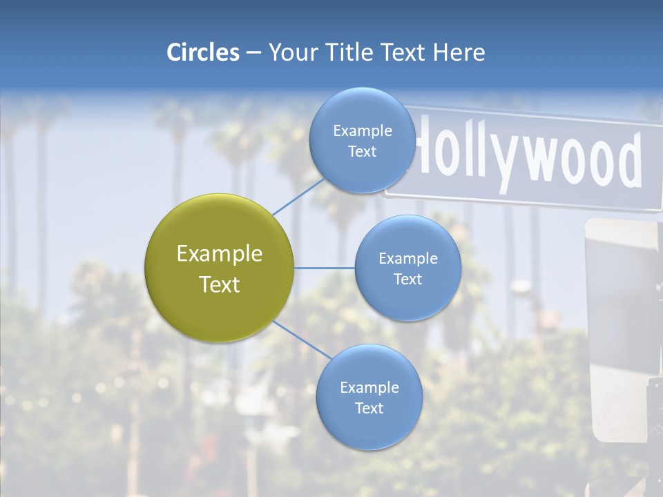 Light Traffic Stars PowerPoint Template