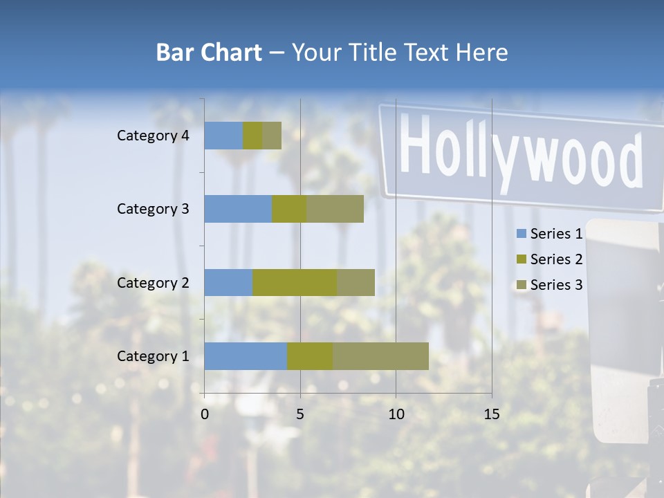 Light Traffic Stars PowerPoint Template