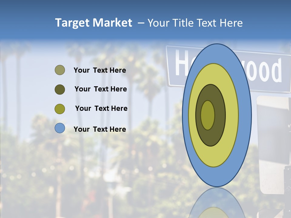 Light Traffic Stars PowerPoint Template