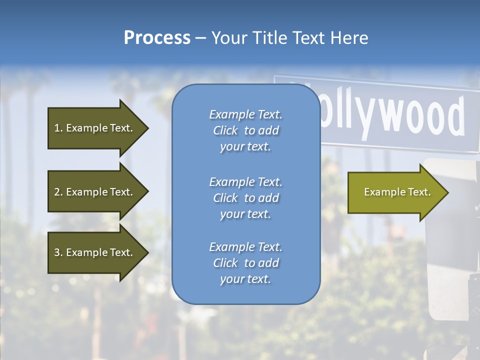 Light Traffic Stars PowerPoint Template