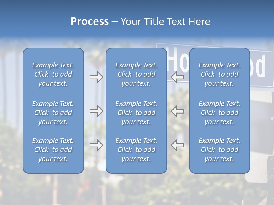 Light Traffic Stars PowerPoint Template