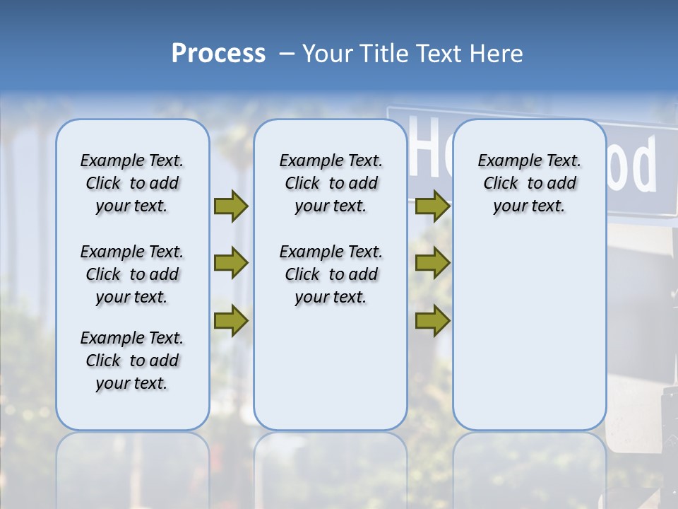 Light Traffic Stars PowerPoint Template