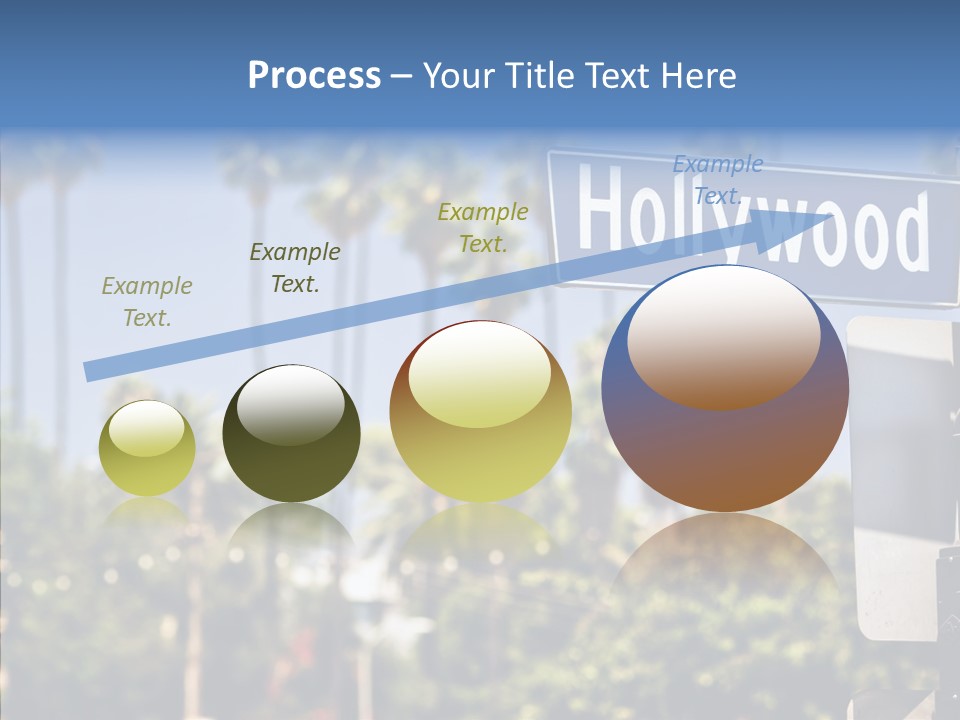 Light Traffic Stars PowerPoint Template