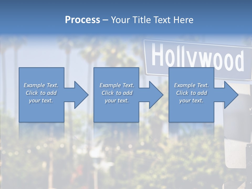 Light Traffic Stars PowerPoint Template