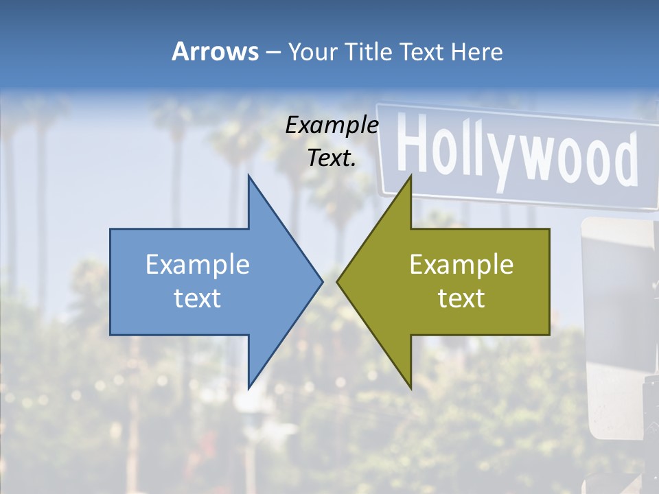 Light Traffic Stars PowerPoint Template